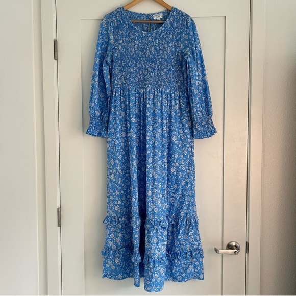 Pink City Prints Isabel Dress in Cornflower Lolita medium - Picture 2 of 16